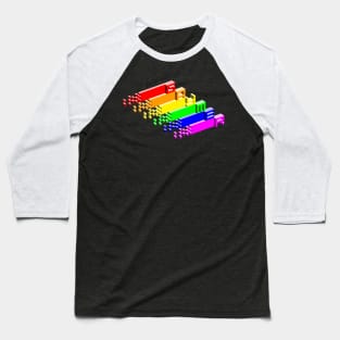 Pixel Art Gaymer Baseball T-Shirt